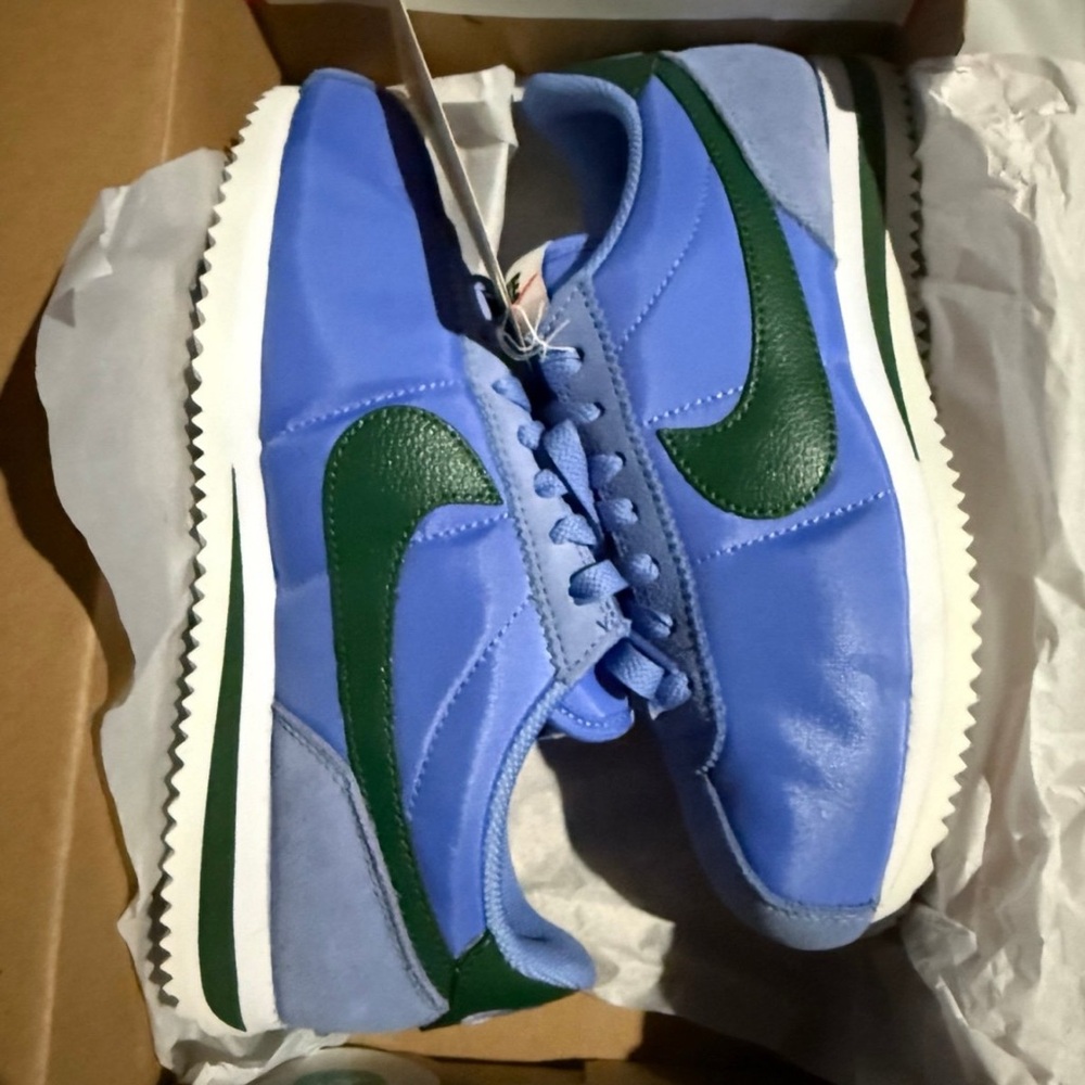 Nike Cortez Royal Blue and White Sneakers